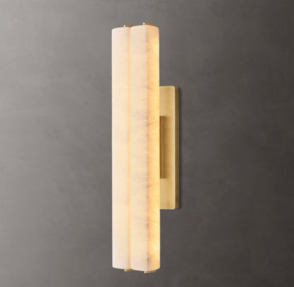 Audubon Alabaster Double Sconce