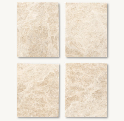 Genevieve Emperador Reeded 10-Drawer Dresser