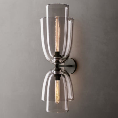 Blom Clear Glass Cloche Grand Sconce