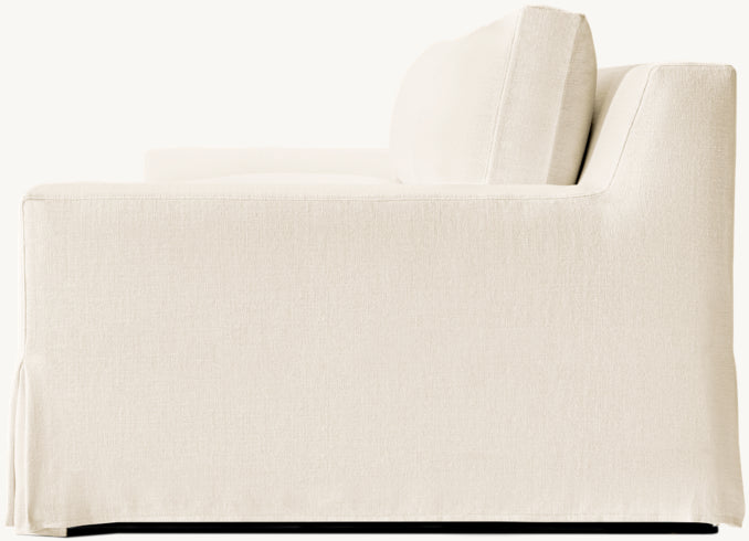 Modena Slipcovered Modular Track Arm 3-Piece Sofa