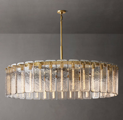 Calamette Glass Round Chandelier 60"