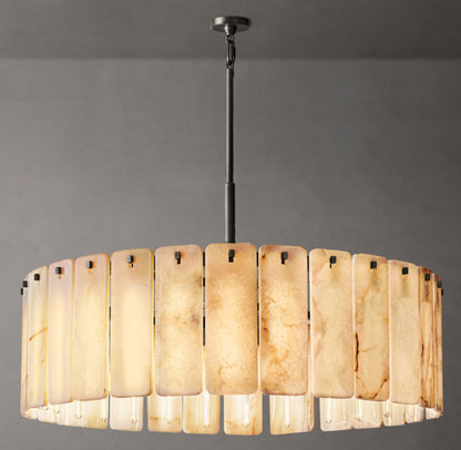 Calamette Onyx Round Chandelier 48"