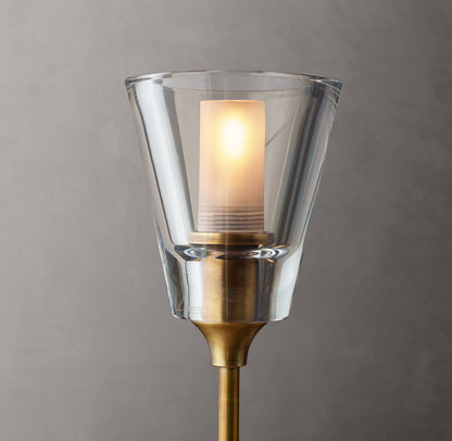 Torche De Verre Round Chandelier 58"