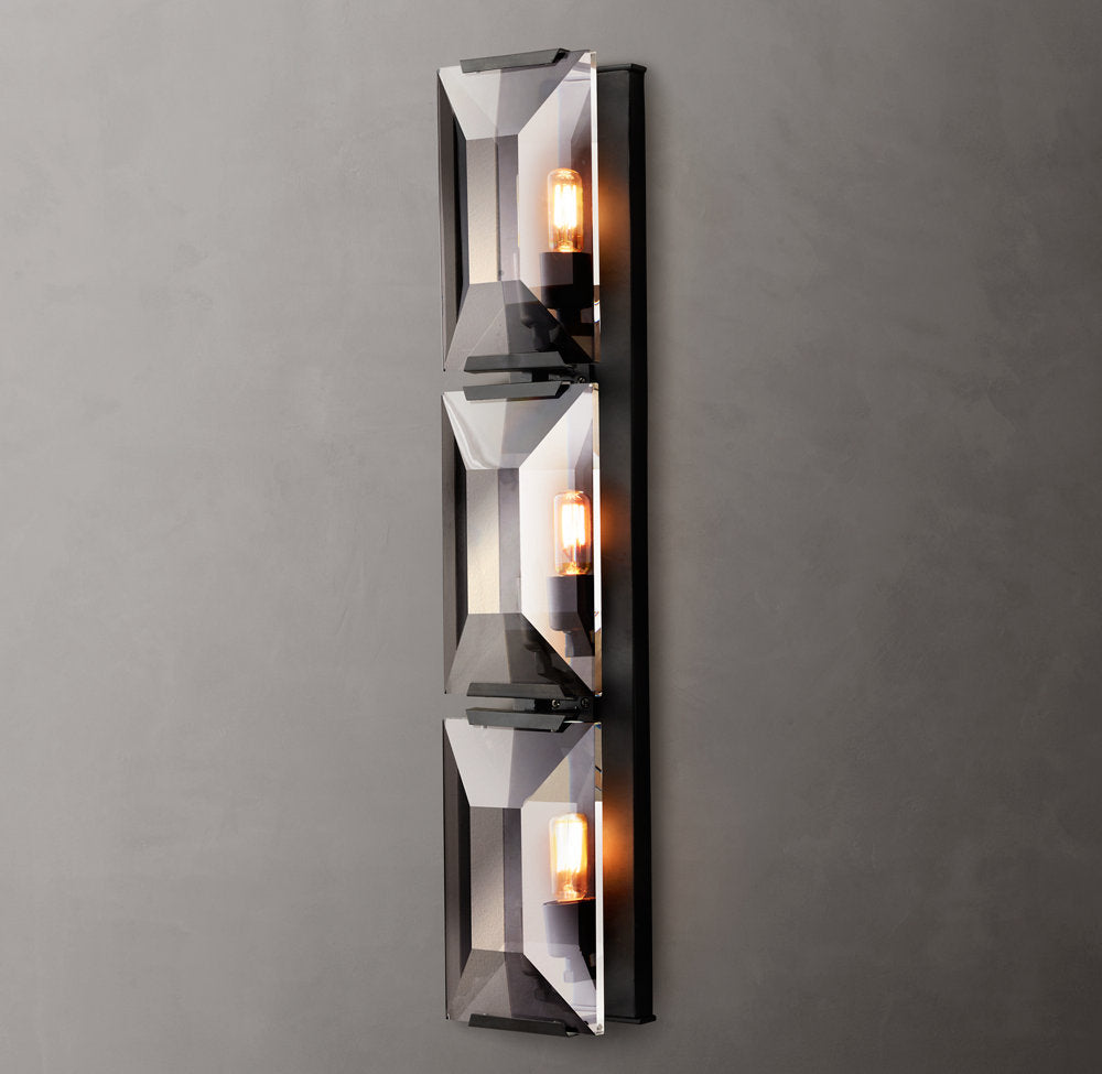 Harlow Crystal Triple Sconce