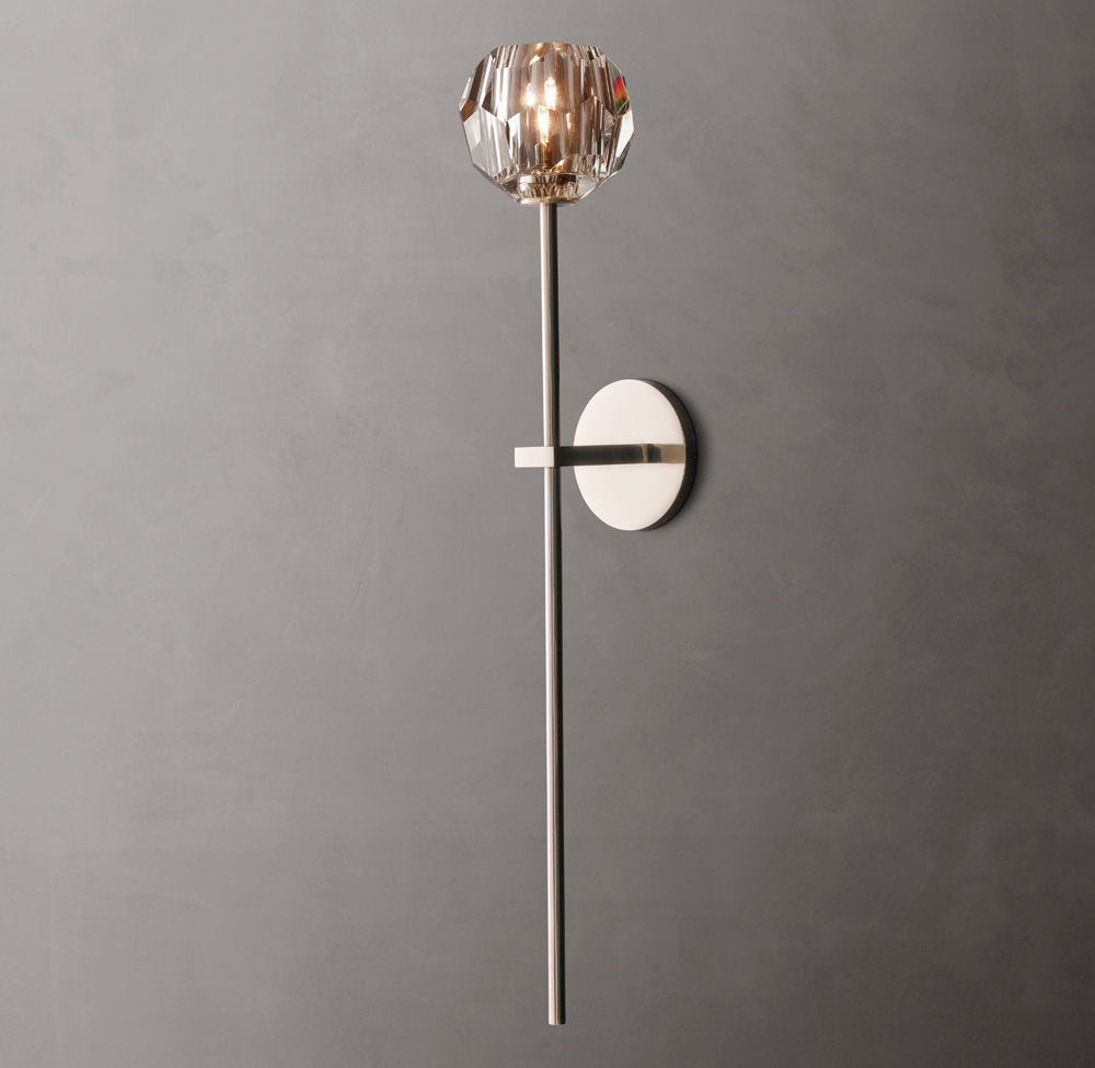 Boule de Cristal Clear Glass Grand Sconce