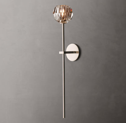Boule de Cristal Clear Glass Grand Sconce