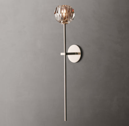 Boule de Cristal Clear Glass Grand Sconce