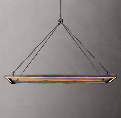 Peralta Rectangular Chandelier 62"