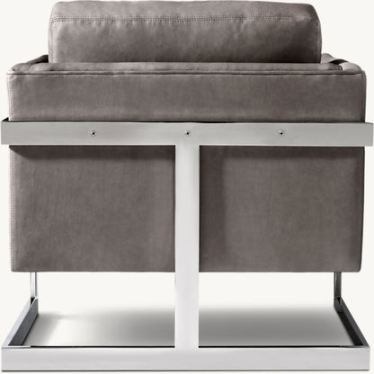 Milo Baughman Model #3426 Leather Chair, 1968