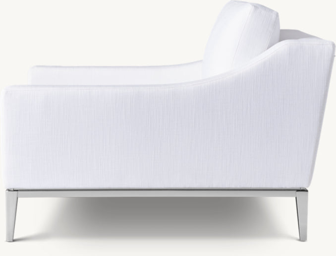 Italia Slope Arm Chair - Metal Base