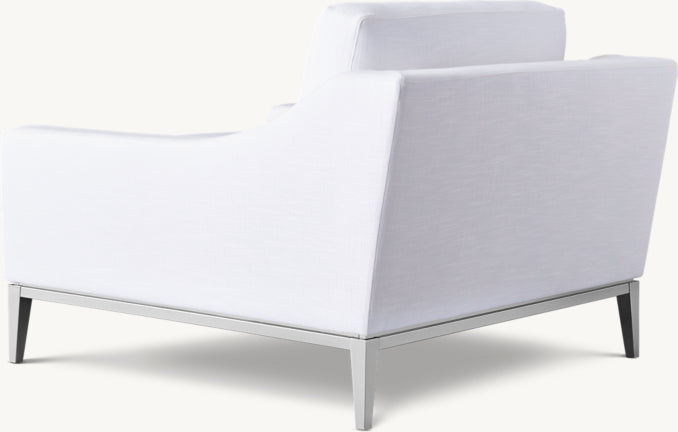 Italia Slope Arm Chair - Metal Base