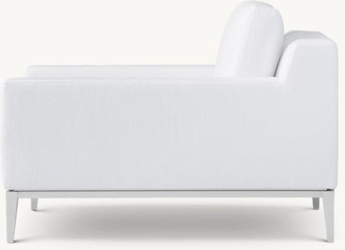 Italia Track Arm Chair - Metal Base