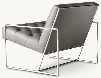 Marsden tufted Leather Chair