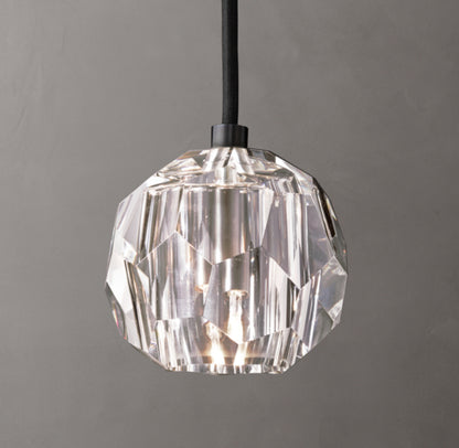 Boule De Cristal Clear Glass Cord Pendant