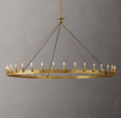 Camino Vintage Filament Round Chandelier 73"