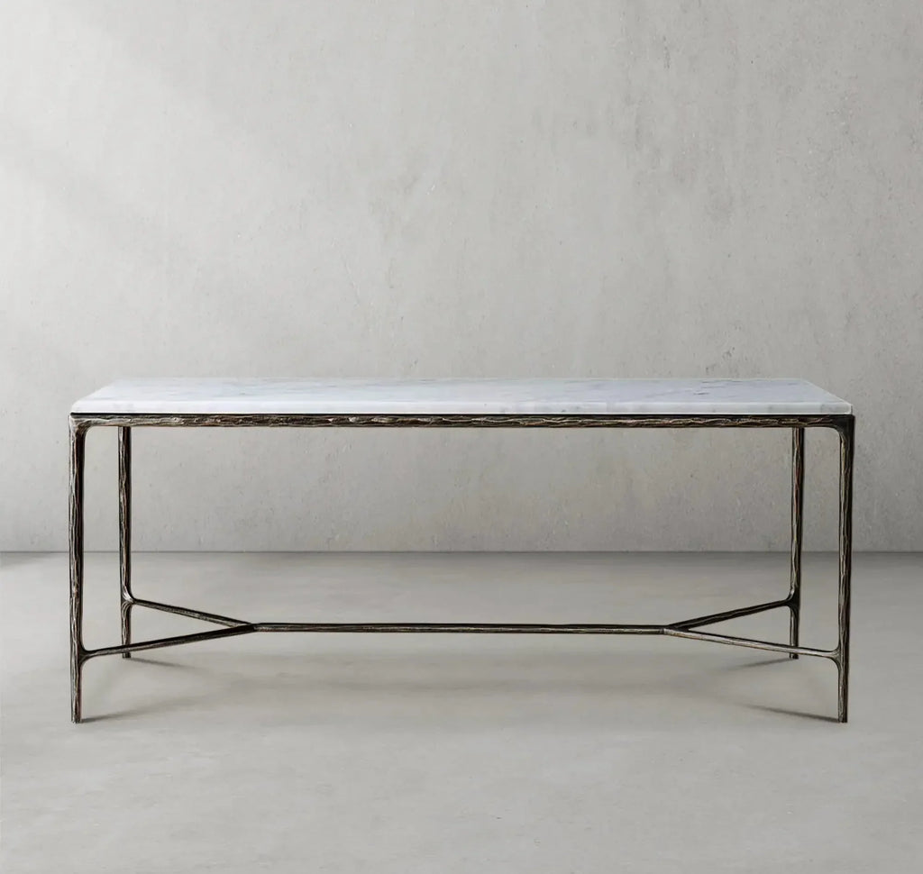 Thaddeus Rectangle Marble Desk