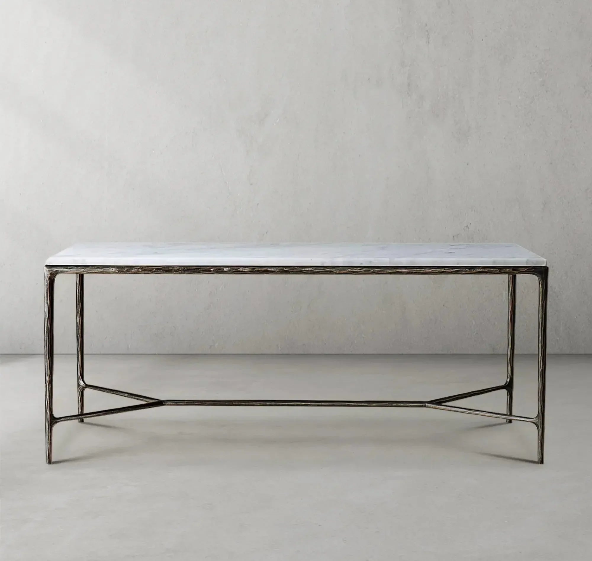 Thaddeus Rectangle Marble Desk